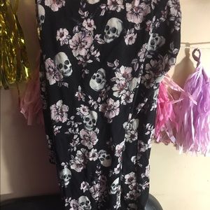 Floral and Skull leggings